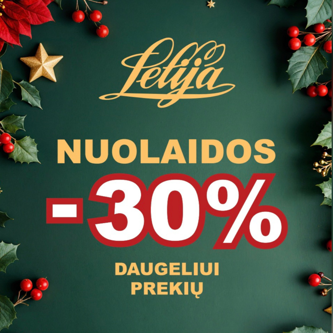 Išpardavimas parduotuvėje LELIJA