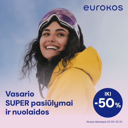 Vasario SUPER pasiūlymai ir nuolaidos iki -50%!